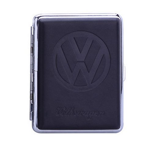Volkswagen Logo Læderlook Cigaretetui - vælg mellem 4 farver - Sjov Gave fra Polyflame Europe hos The Prince Webshop