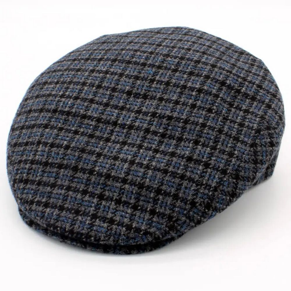 Casquette Piemonte Wool Cap - Navy Sixpence - S (56 cm) - Flat Cap fra Hologramme Paris hos The Prince Webshop