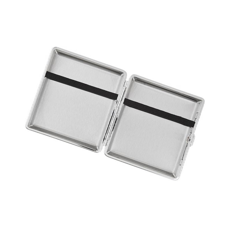 Sort Cigaret Etui - 20 King Size - Antik Læder Look - Cigaret Etui fra Angelo hos The Prince Webshop