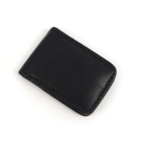 Sort Læder Seddel Klemme - Pengeclips fra Wallet Works hos The Prince Webshop