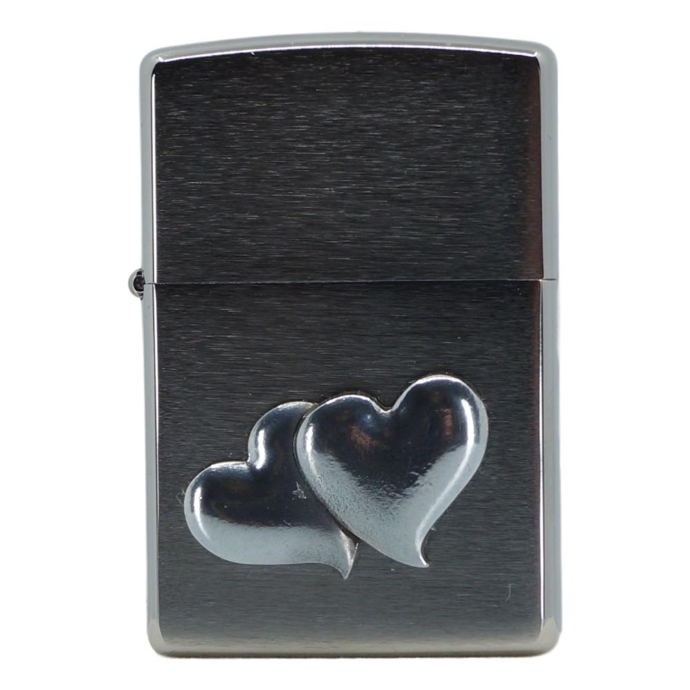 Zippo Lighter 2006888 Double Hearts - Zippo Lighter fra Zippo hos The Prince Webshop