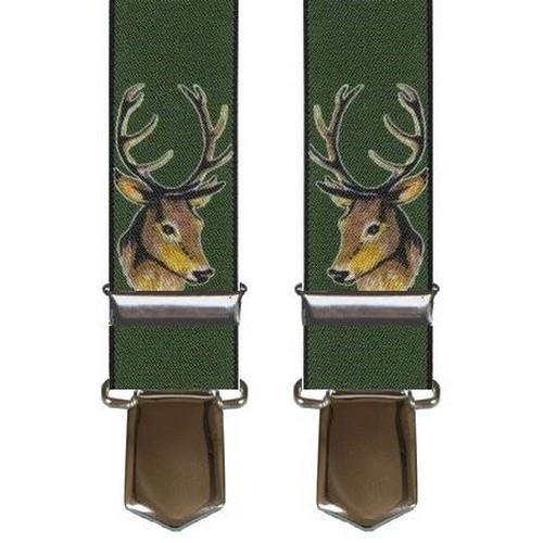 Brede Hjorte Seler med X ryg og Clips - Seler fra SCANBELT Shooster hos The Prince Webshop