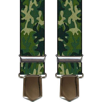 Brede Seler Camo - Moderne Grøn - Seler fra SCANBELT Shooster hos The Prince Webshop