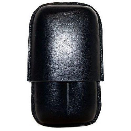 Cigar Etui - 2 stk. 60-64 Ring Gauge - Sort Læder - Cigar Etui fra GBD hos The Prince Webshop