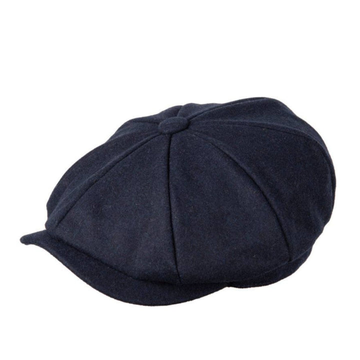 Heritage Tradition Carlyle Felt Newsboy Navy -  fra Heritage Traditions hos The Prince Webshop