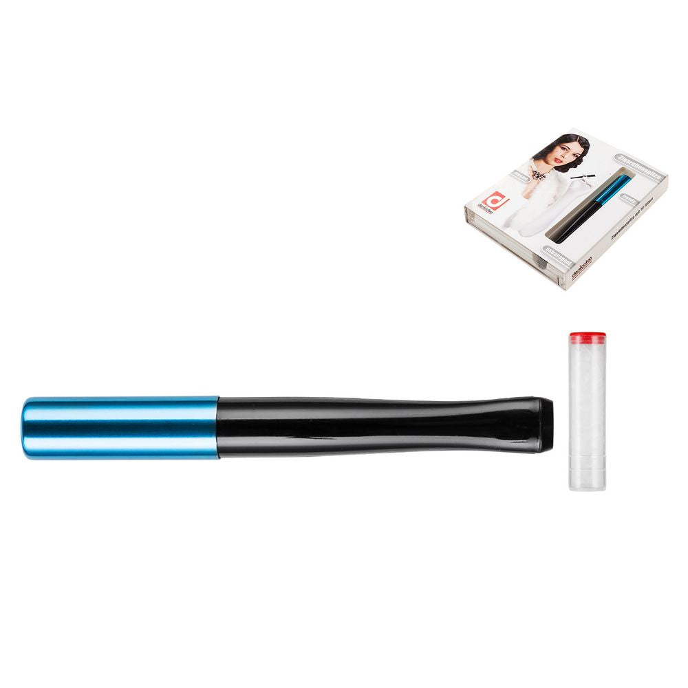 Denicotea Arktic Long Automatic Cigaret Holder Blue - Cigaret Holder fra Denicotea hos The Prince Webshop