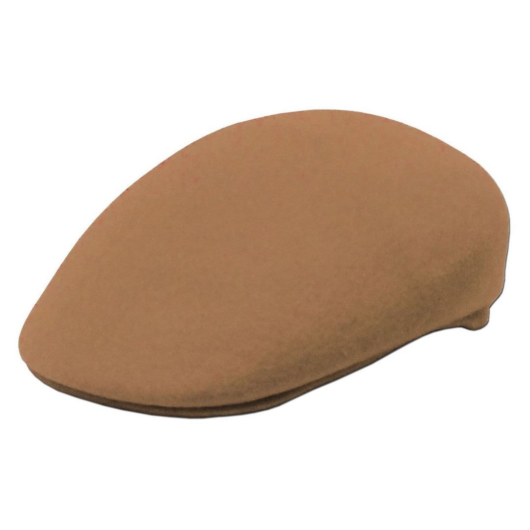 Ethos Camel Wool Felt Ascot Lysebrun Sixpence - L (59 cm) - Flat Cap fra Ethos hos The Prince Webshop
