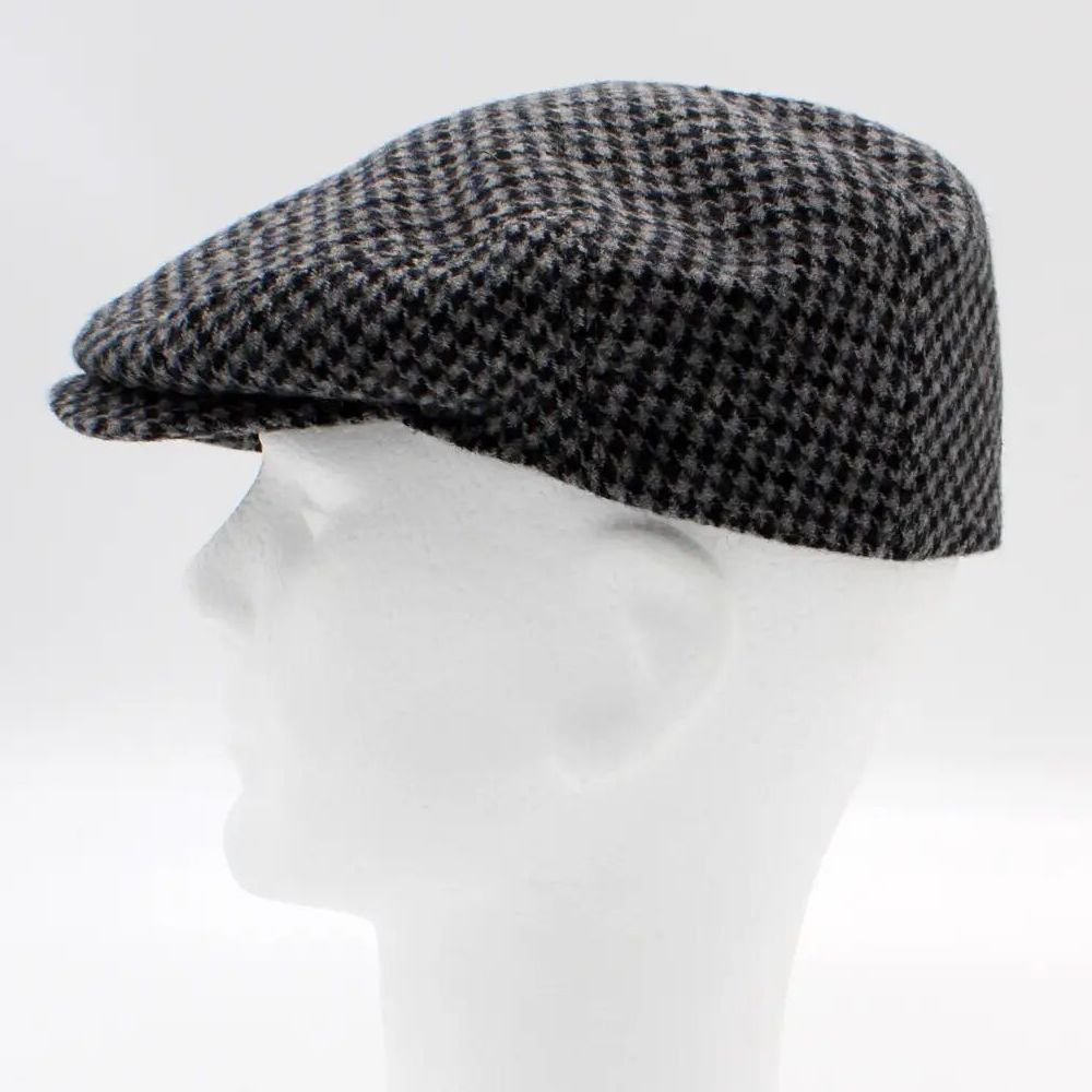 Casquette Piemonte Wool Cap - Navy Sixpence - S (56 cm) - Flat Cap fra Hologramme Paris hos The Prince Webshop