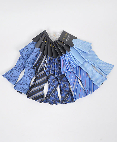 Selvbinder Butterfly og Lommeklud - Stripes of Power - Butterfly & Lommeklud Sæt fra Umo Lorenzo hos The Prince Webshop
