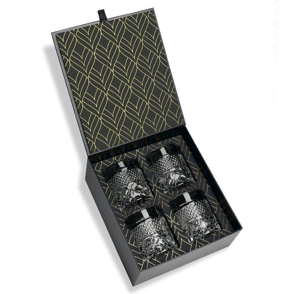 ROCKS - The Privilege Collection - Admiral Whiskey Glasses Gift Set - Whiskey Glas fra R.O.C.K.S hos The Prince Webshop
