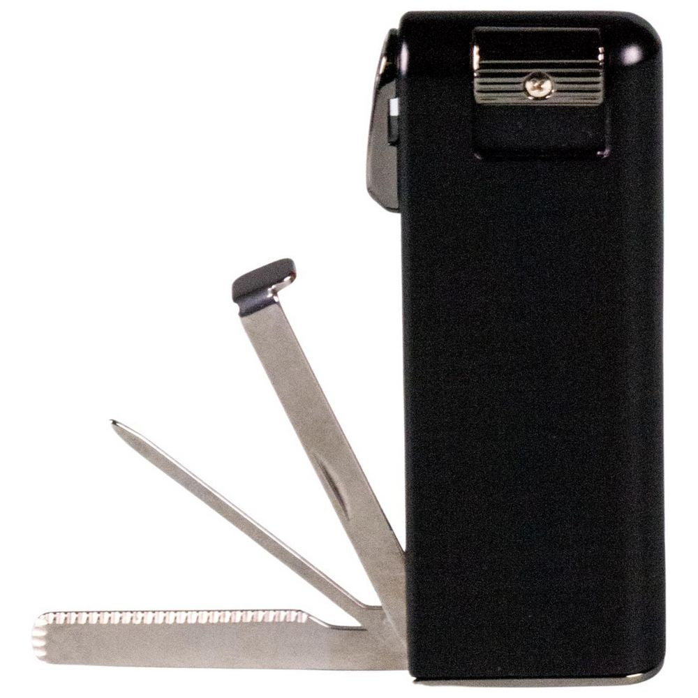 JEAN CLAUDE piezo pibe lighter "Julian" - antracit satin - Lighter fra Jean Claude hos The Prince Webshop