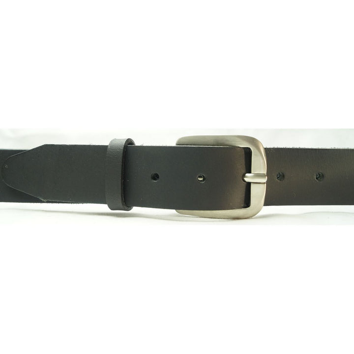 Læder Bælte - Fred - Sort - Bælte fra The Leather Belt Co. hos The Prince Webshop