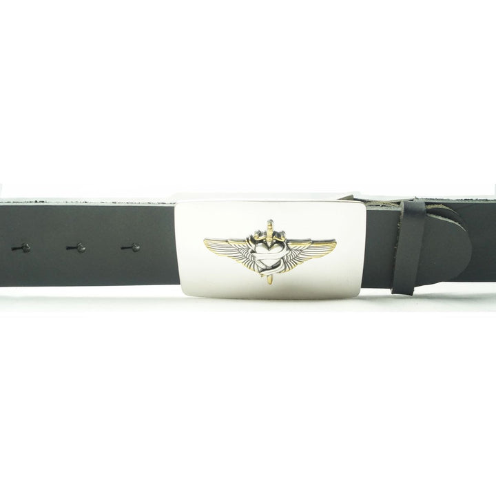 Sort Læder Bælte model Paul - Bælte fra The Leather Belt Co. hos The Prince Webshop
