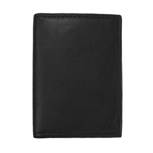 Læder Kort & ID Holder - Sort - Kortholder fra Wallet Works hos The Prince Webshop