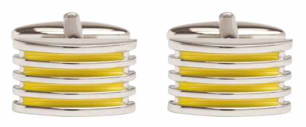 Manchetknapper Grill Gul - Manchetknapper fra The Armitage Collection hos The Prince Webshop