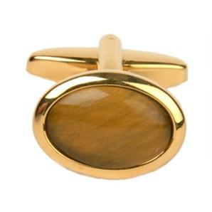 Manchetknapper XCLSV Tiger Øje Oval - Manchetknapper fra The Armitage Collection hos The Prince Webshop