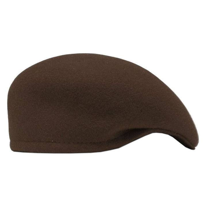 Ethos Dark Brown Wool Felt Ascot - Mørkebrun Sixpence - XL (62 cm) - Flat Cap fra Ethos hos The Prince Webshop