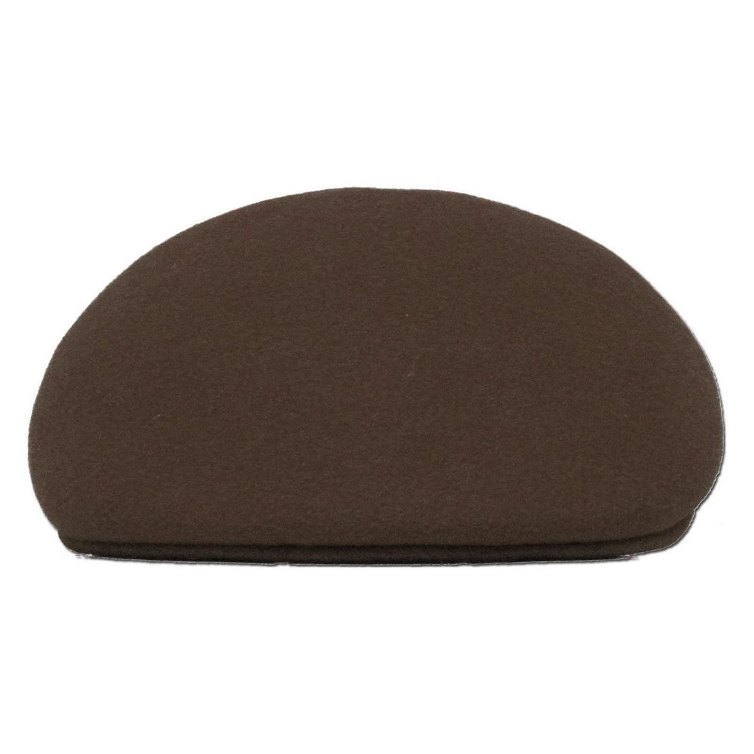 Ethos Dark Brown Wool Felt Ascot - Mørkebrun Sixpence - XL (62 cm) - Flat Cap fra Ethos hos The Prince Webshop
