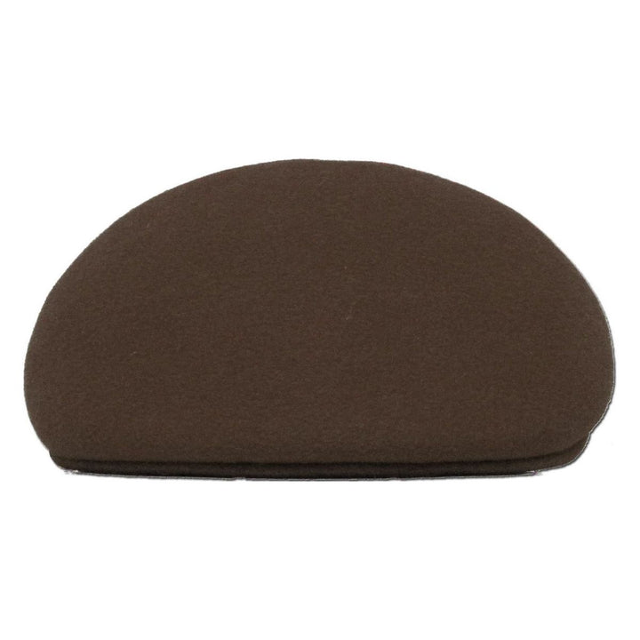 Ethos Dark Brown Wool Felt Ascot - Mørkebrun Sixpence - XL (62 cm) - Flat Cap fra Ethos hos The Prince Webshop