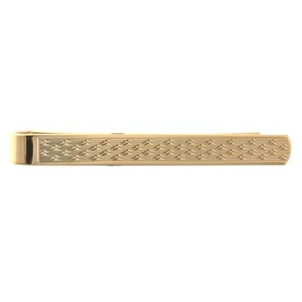 Slipseholder Guld Foxhead Mønster - Slipsenål fra The Armitage Collection hos The Prince Webshop