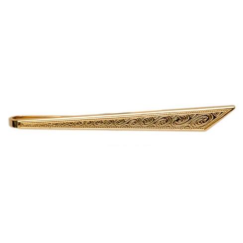 Slipseholder Sværdet Guld Fuld Graveret - Slipsenål fra The Armitage Collection hos The Prince Webshop