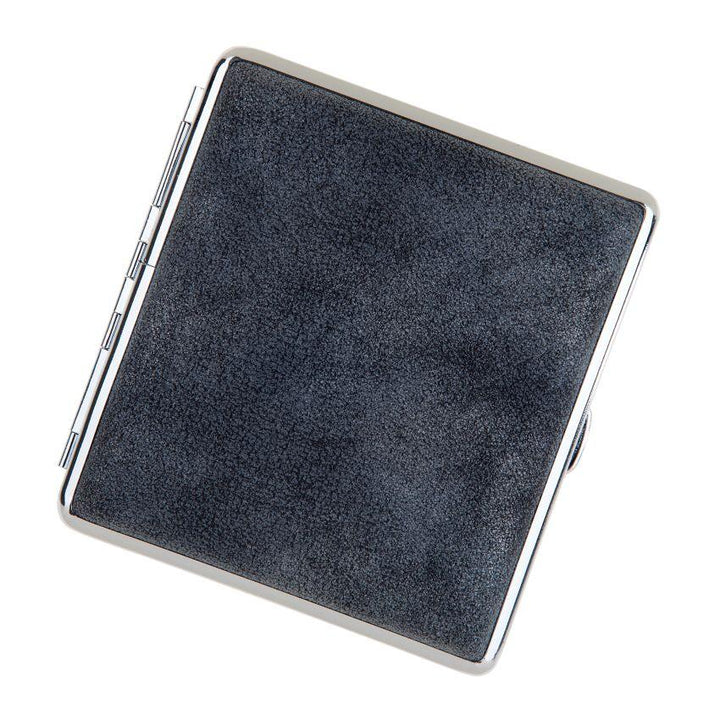 Sort Cigaret Etui - 20 King Size - Antik Læder Look - Cigaret Etui fra Angelo hos The Prince Webshop