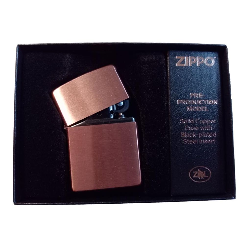 Zippo 60006352 Copper Lighter - LIMITED Pre-Production Model - Zippo Lighter fra Zippo hos The Prince Webshop