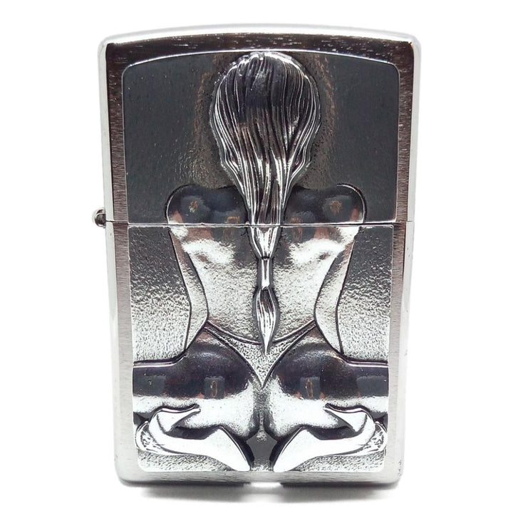 Original Kneeling Girl Zippo Lighter - 2002548 - Zippo Lighter fra Zippo hos The Prince Webshop