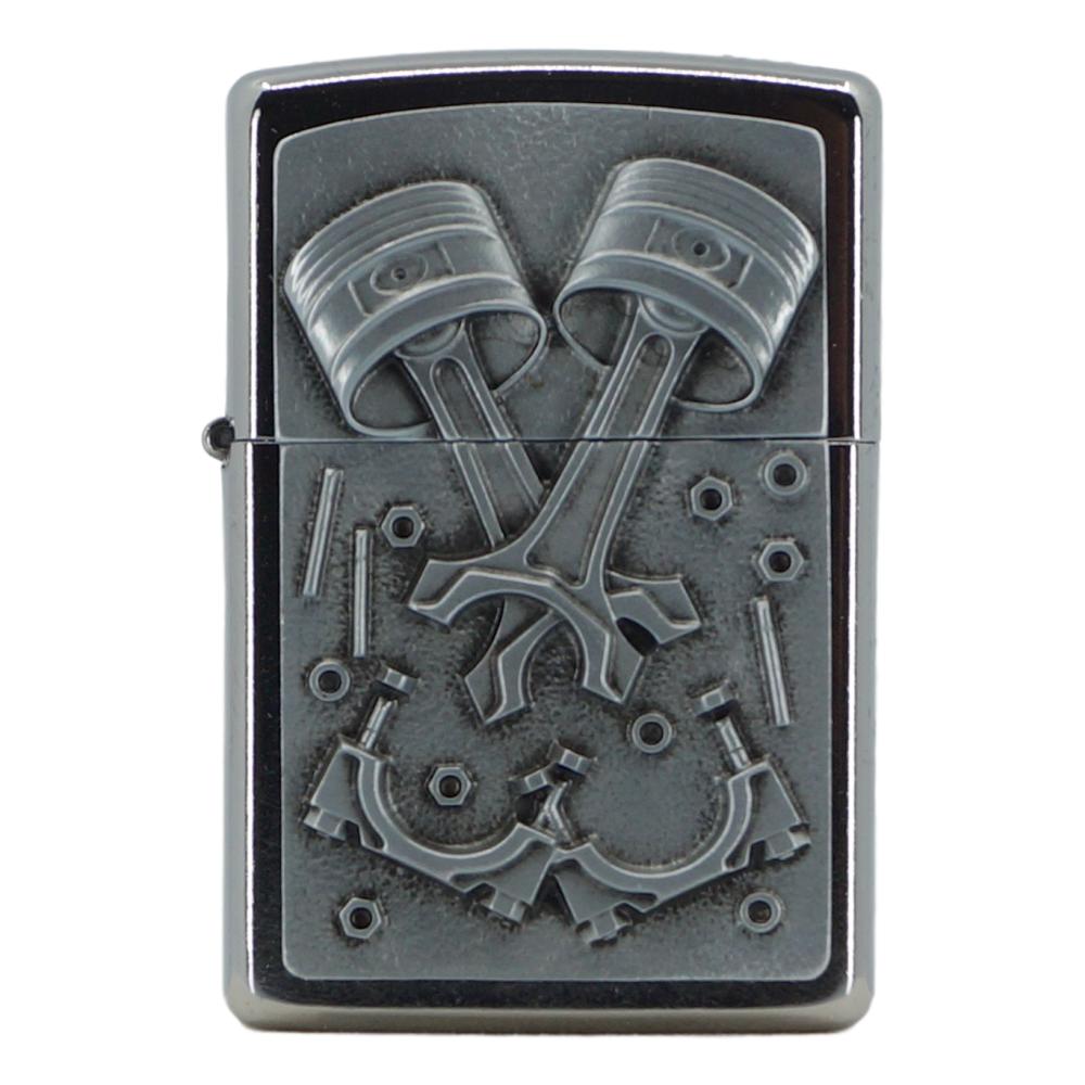 Engine Parts Pistons Zippo Lighter - Zippo Lighter fra Zippo hos The Prince Webshop